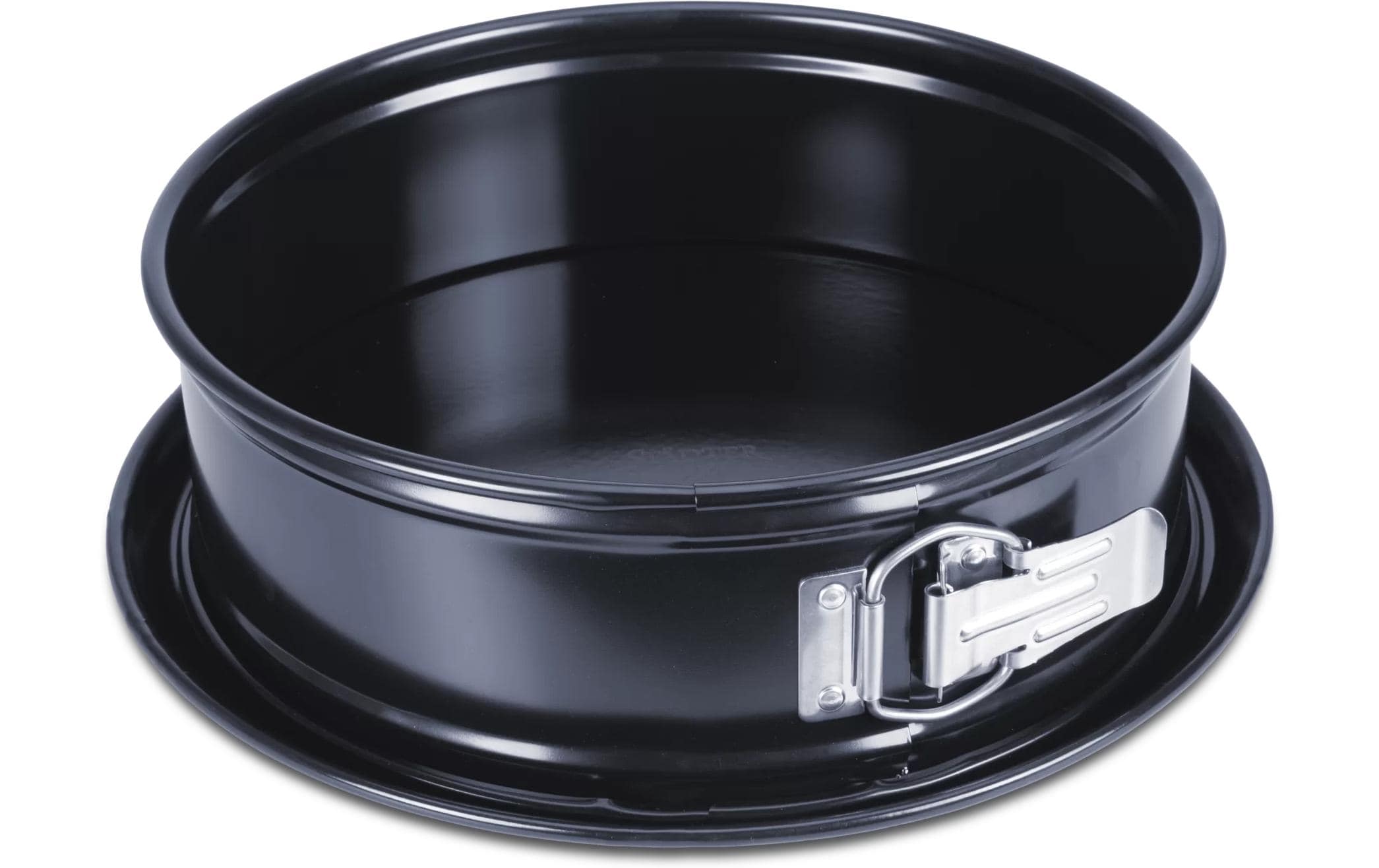STÄDTER Springform Emaille ø 24x7 cm schwarz Black Edition