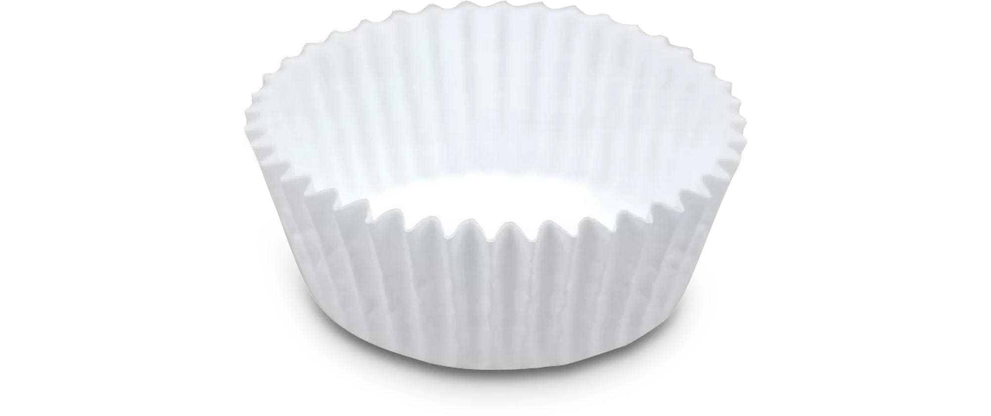 STÄDTER Papierbackförmchen Maxi Weiss