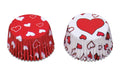 STÄDTER Papierbackförmchen Mini Herz ø 3/4x2 cm rot 50er