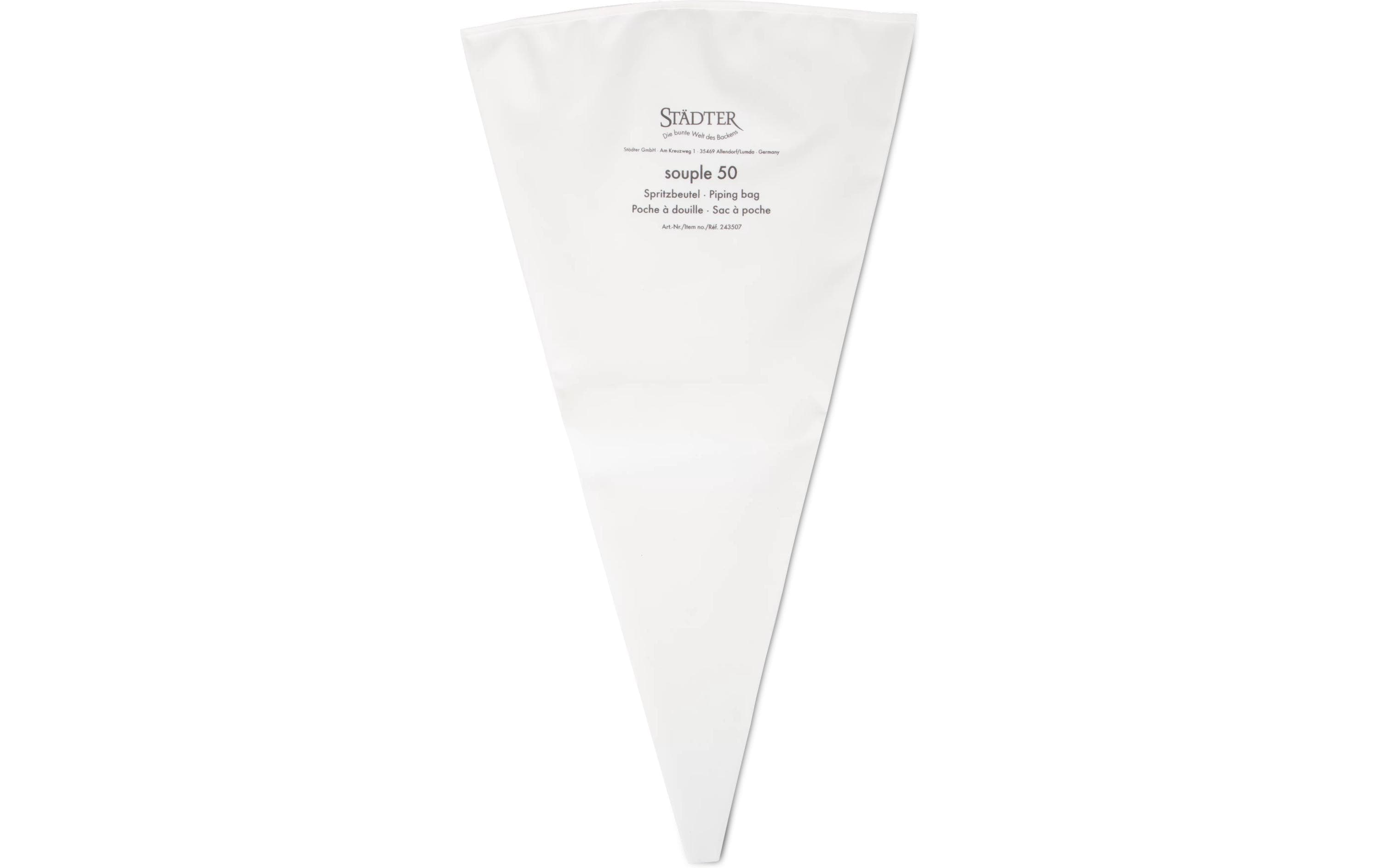STÄDTER Spritzbeutel Profi 50 cm weiss souple Nylon