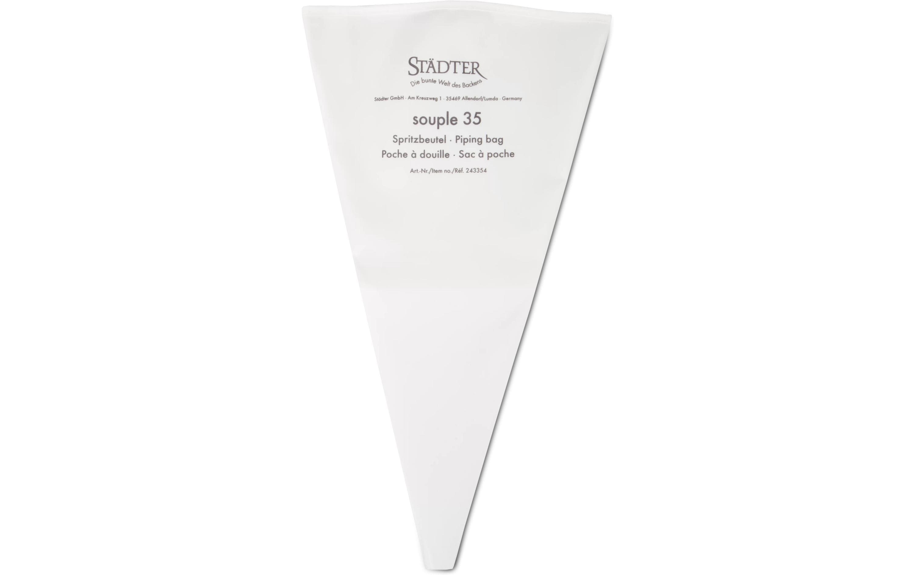 STÄDTER Spritzbeutel Profi 35 cm weiss souple Nylon