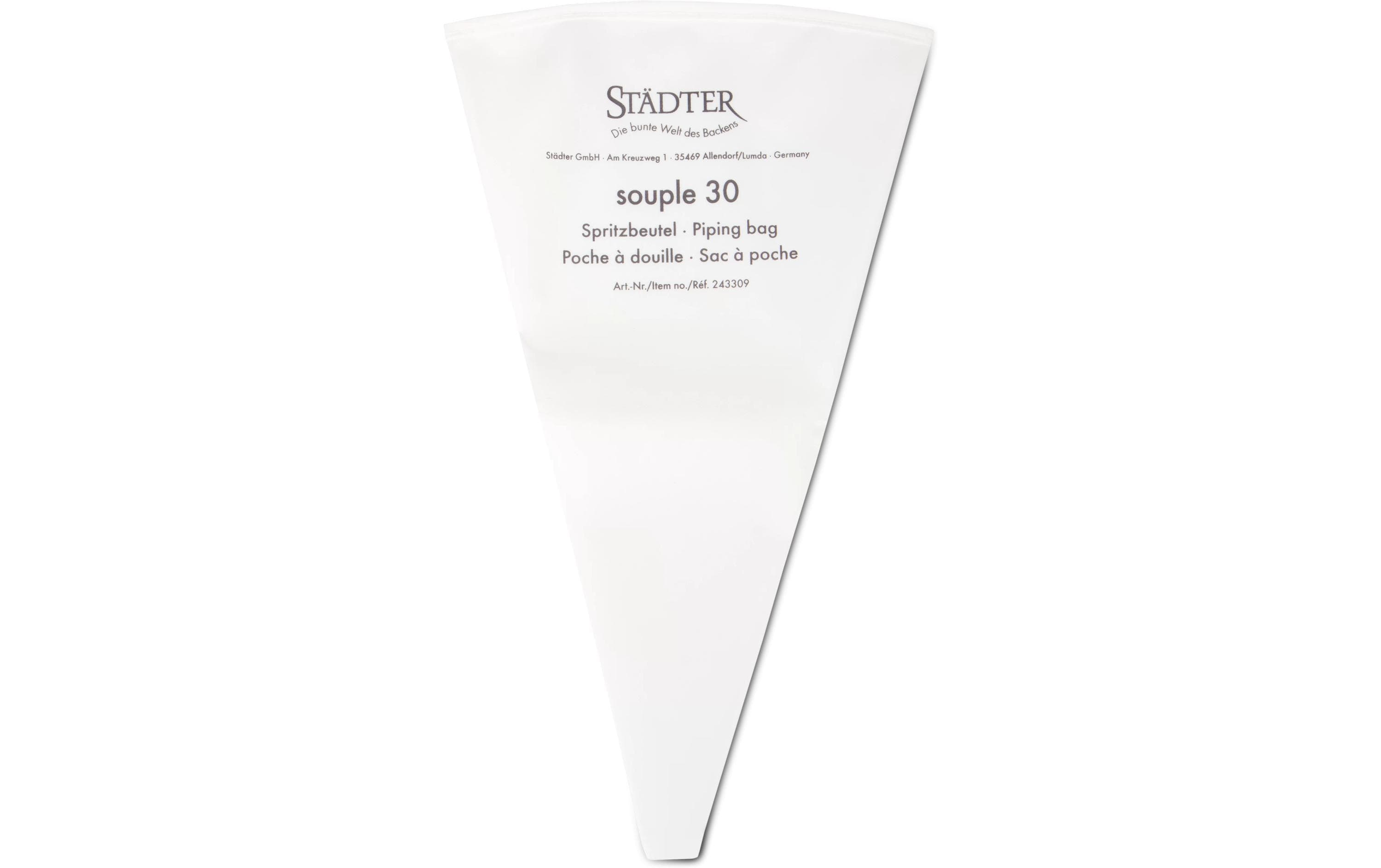 STÄDTER Spritzbeutel Profi 30 cm weiss souple Nylon