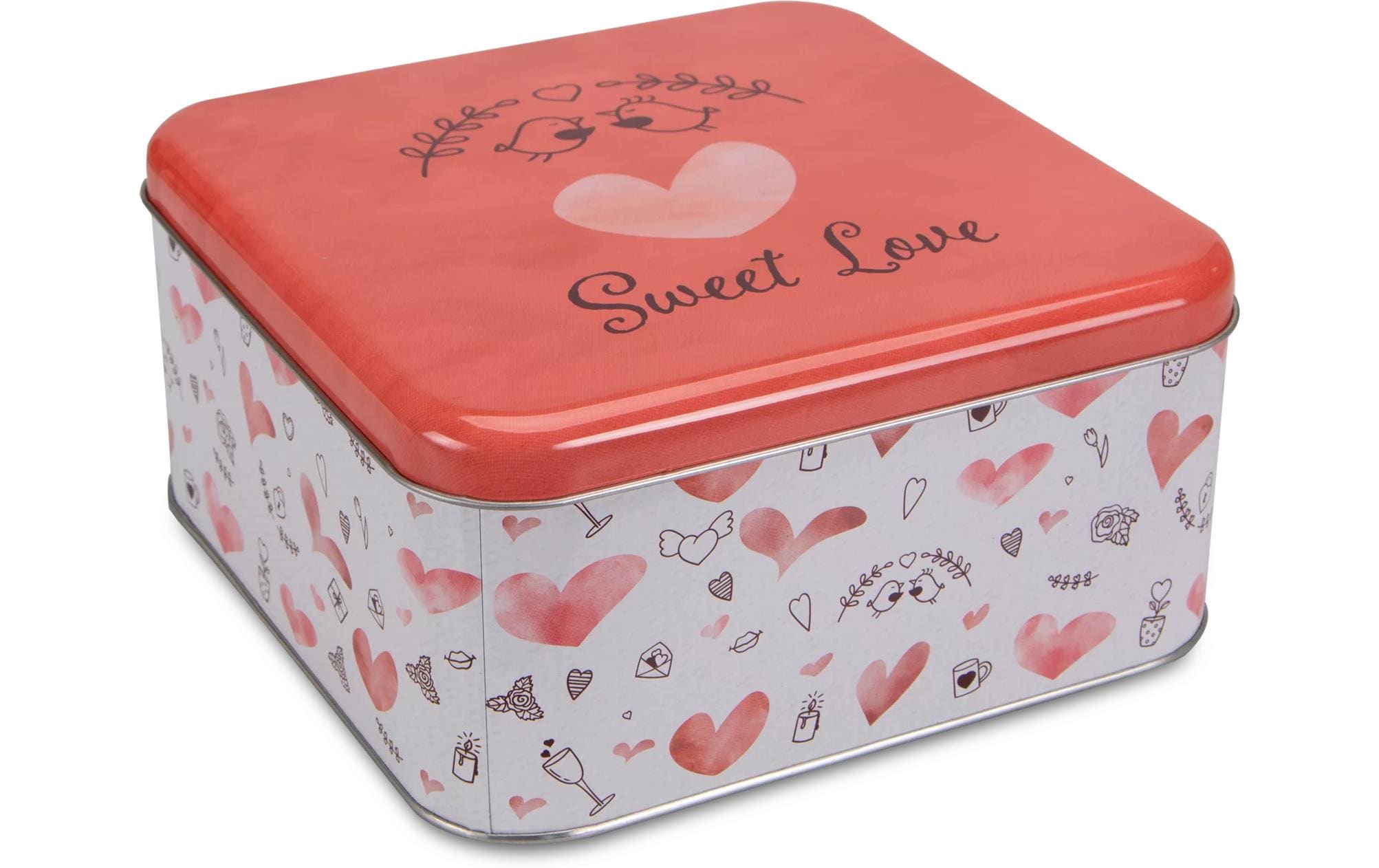 STÄDTER Gebäckdose Sweet Love 16.5x16.5x8 cm