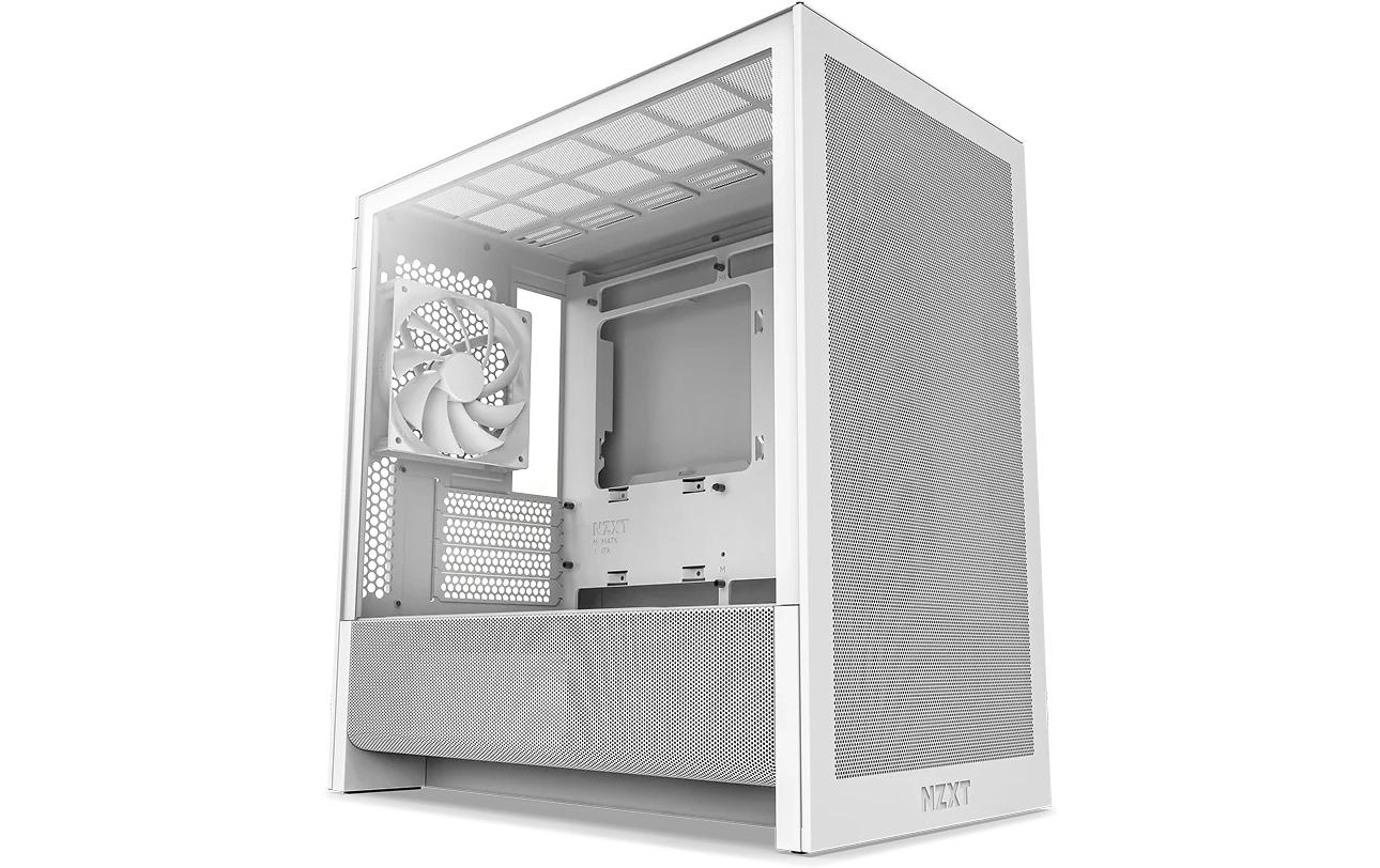 NZXT H3 Flow Weiss Micro-ATX, 3x 2.5", 1x 3.5"