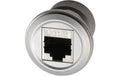 EXSYS EX-49196, RJ45 Einbaubuchse Cat.6 Einbau-Adapter Metall