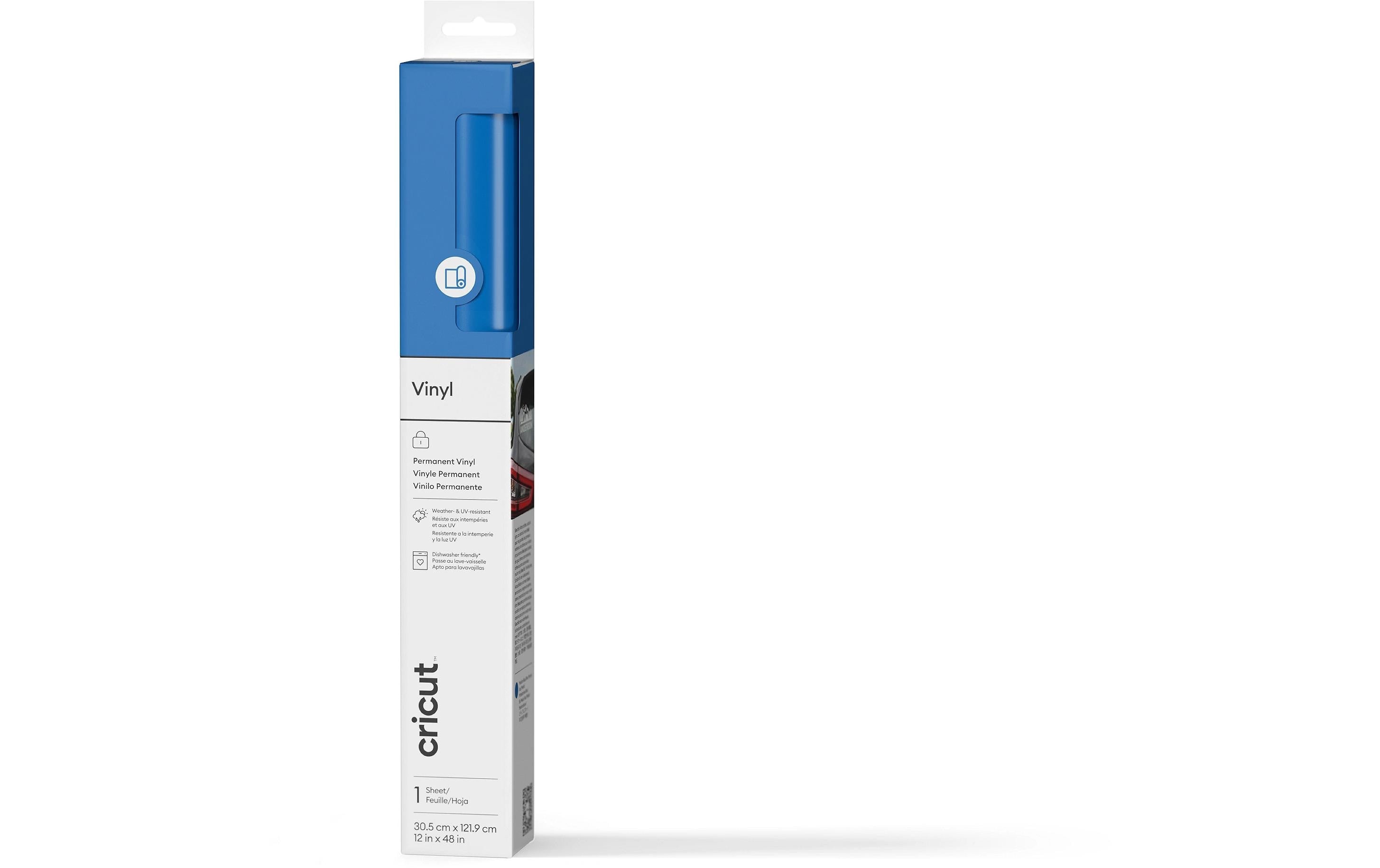 Cricut Vinylfolie Permanent Blau Mittel 1 Rolle à 30.5 x 122 cm