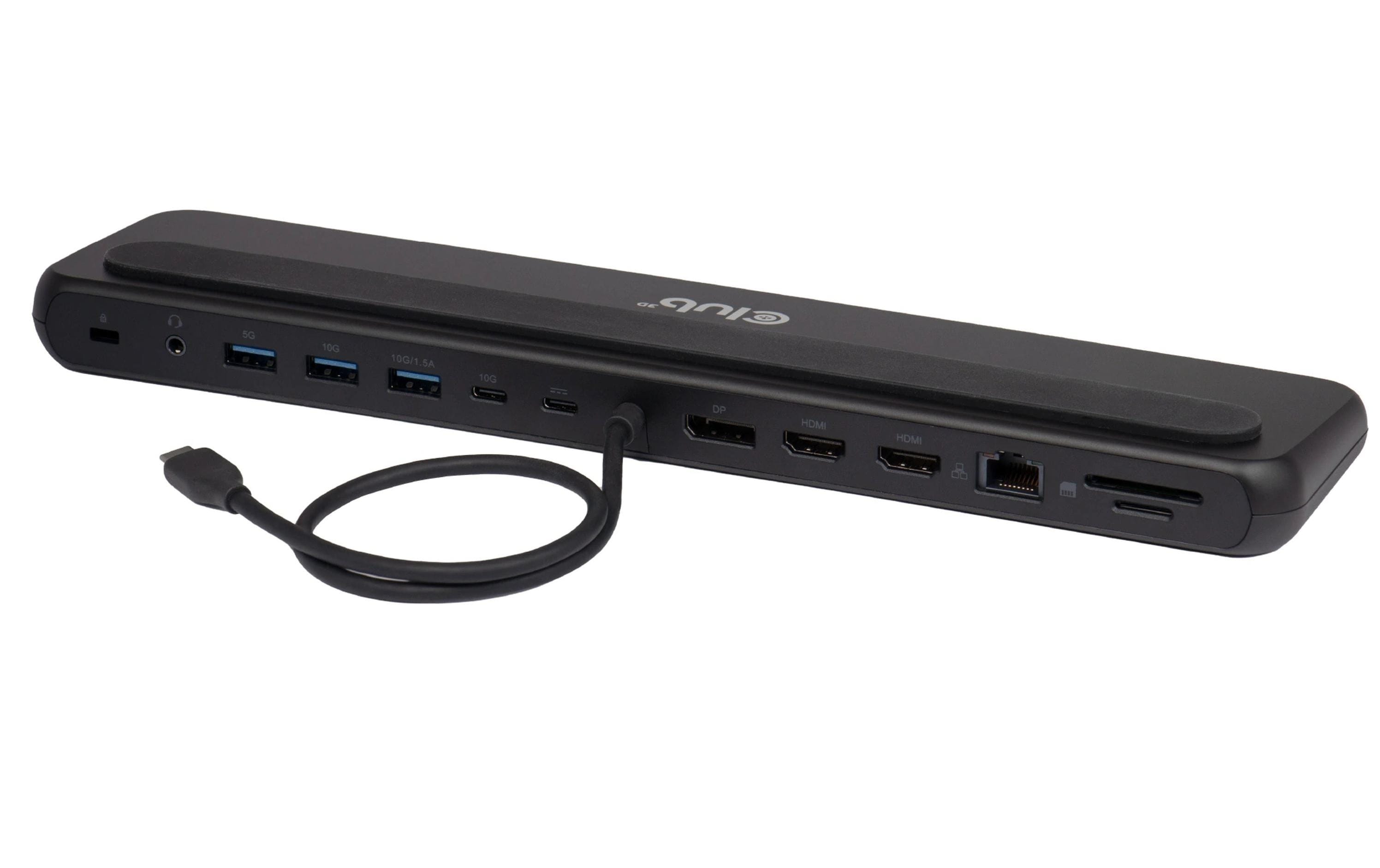 Club 3D, Dockingstation 12-1 USB-C triple Display PD3.0 100W DS + Ladegerät