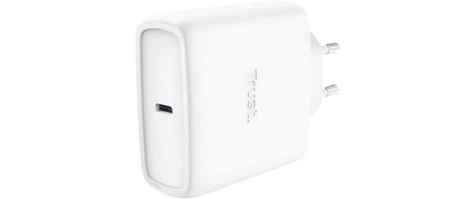 Trust Maxo USB-C 65W GaN  Wall Charger weiss