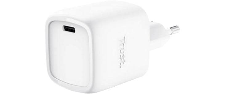 Trust Maxo USB-C 30W GaN  Wall Charger weiss