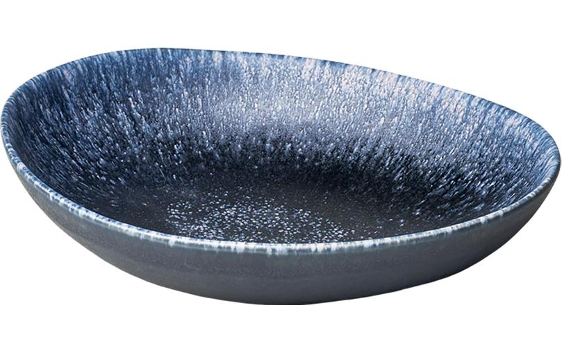 ChicMic Leonid - Pasta Teller blau 23,5 x 19 x 5 cm