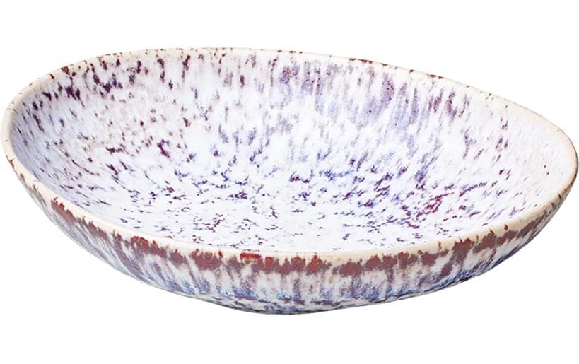ChicMic Hortensia - Pasta Teller weiss/lila 23,5 x 19 x 5 cm