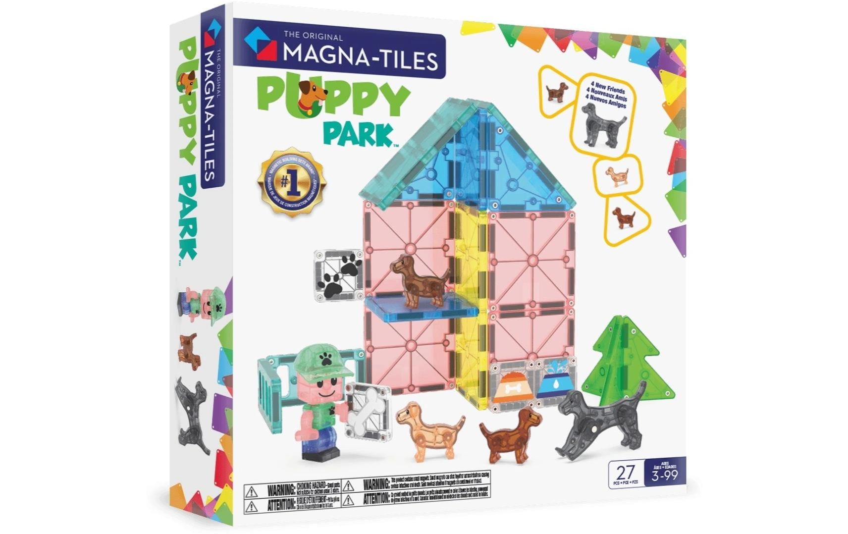 Magna-Tiles Puppy Park 27 Teile