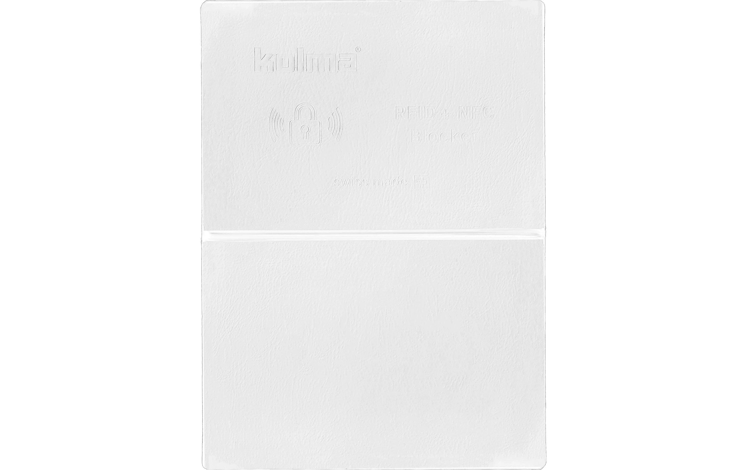 Kolma Kreditkartenhülle RFID Blocker doppelt, weiss