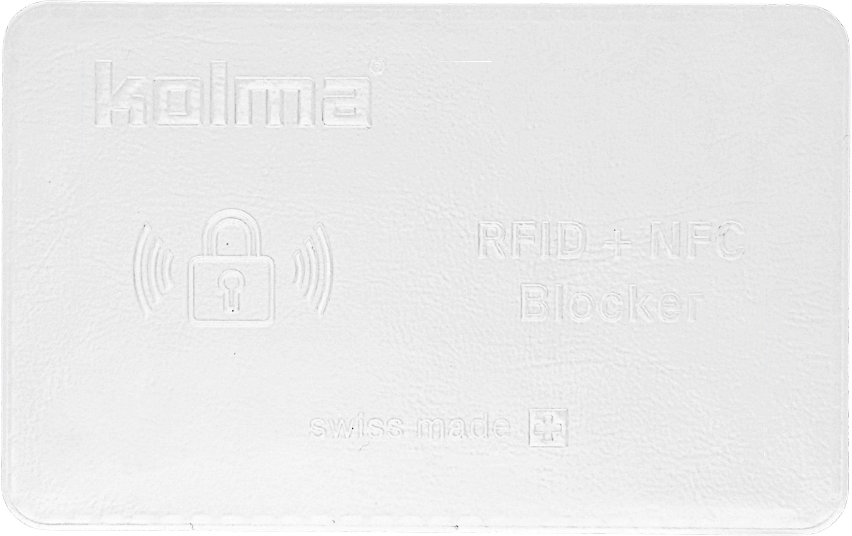 Kolma Kreditkartenhülle RFID Blocker weiss