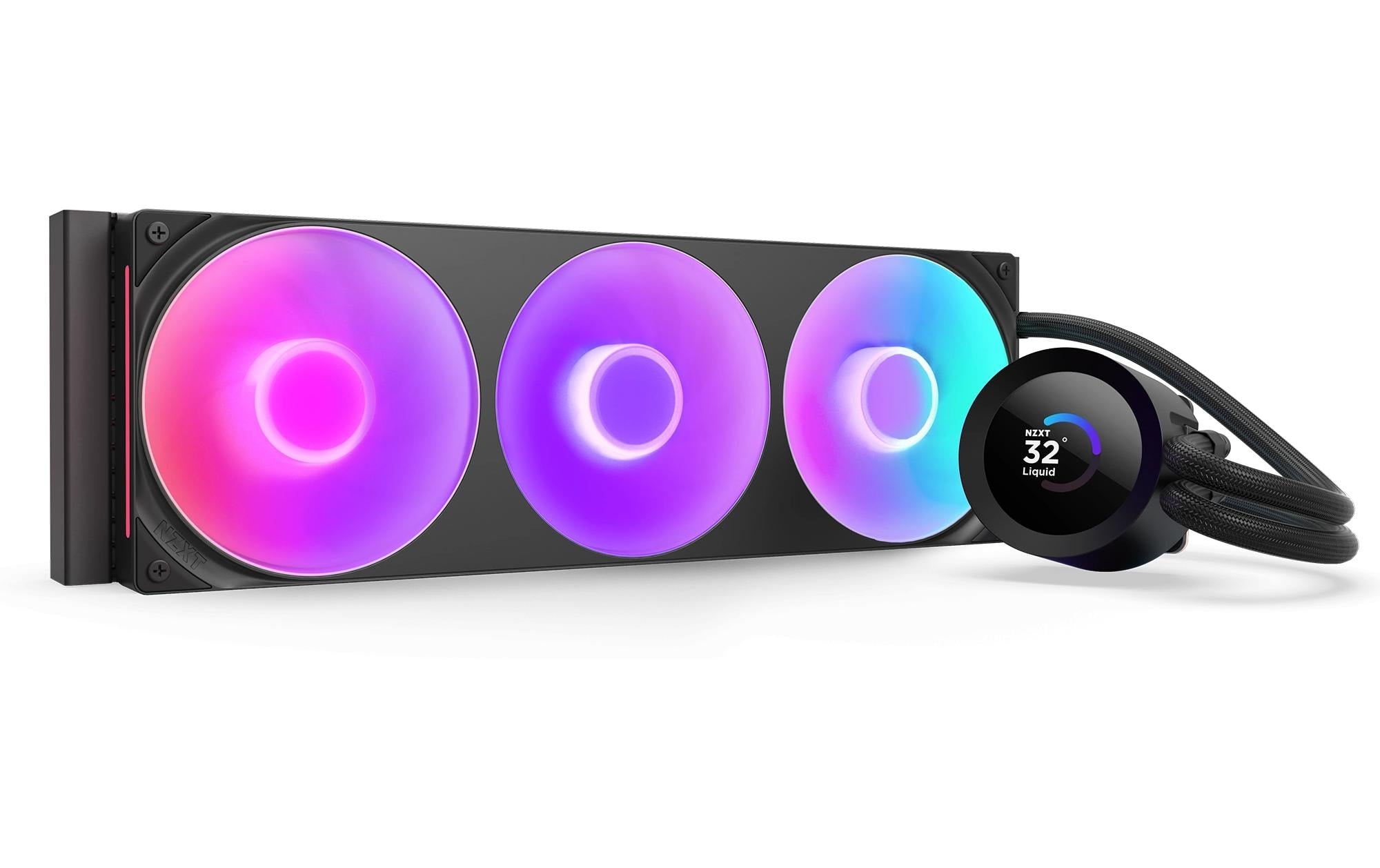Wasserkühler NZXT Kraken Plus 360 V2 Schwarz, AMD und Intel S.