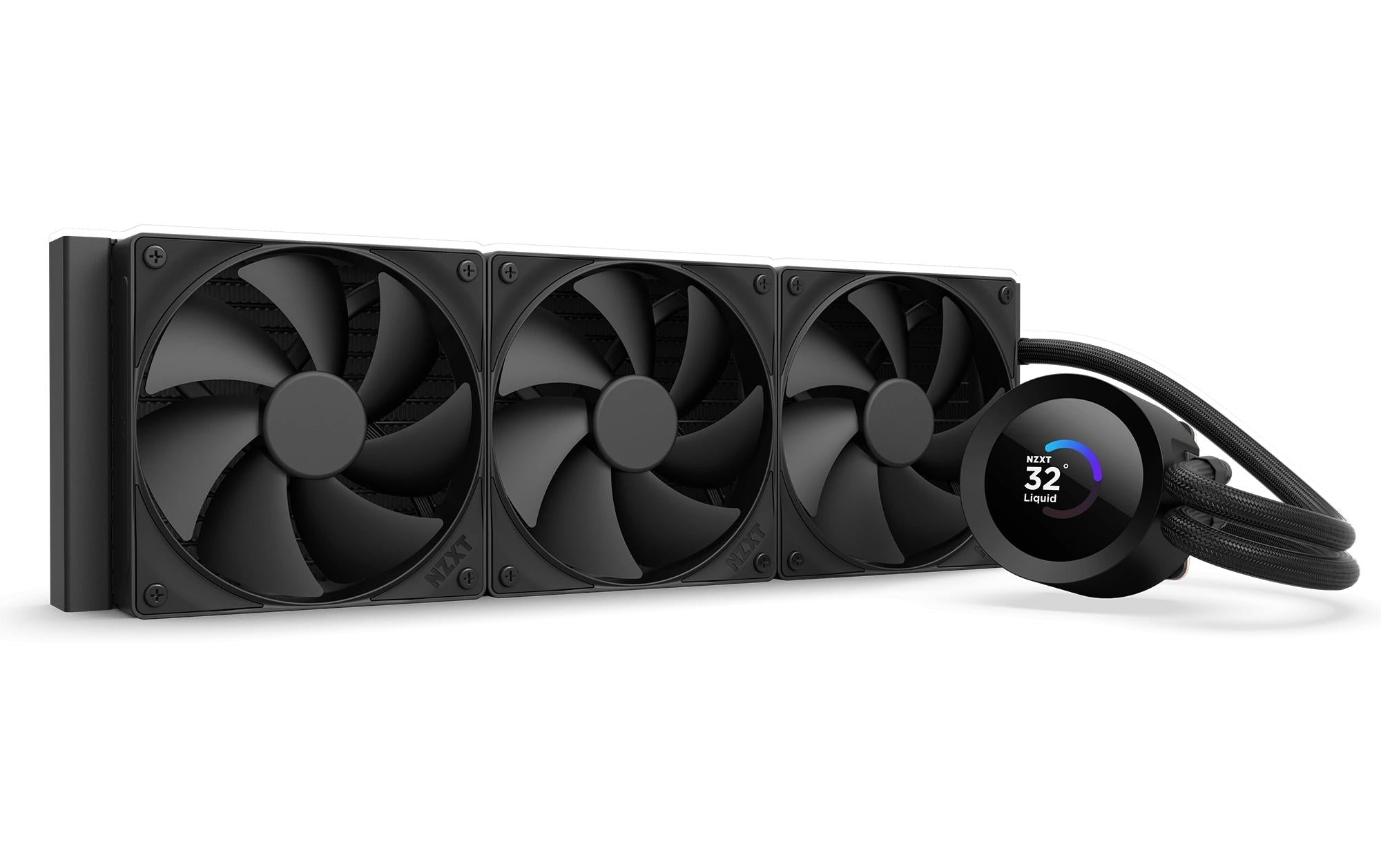 Wasserkühler NZXT Kraken Plus 360 V2 Schwarz, AMD und Intel S.