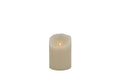 STT Magic Candle S, ivory 1LED ww, 9 x 15cm