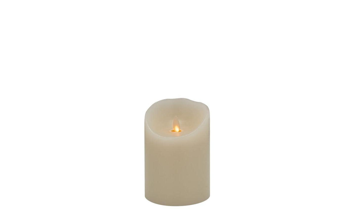 STT Magic Candle S, ivory 1LED ww, 9 x 15cm