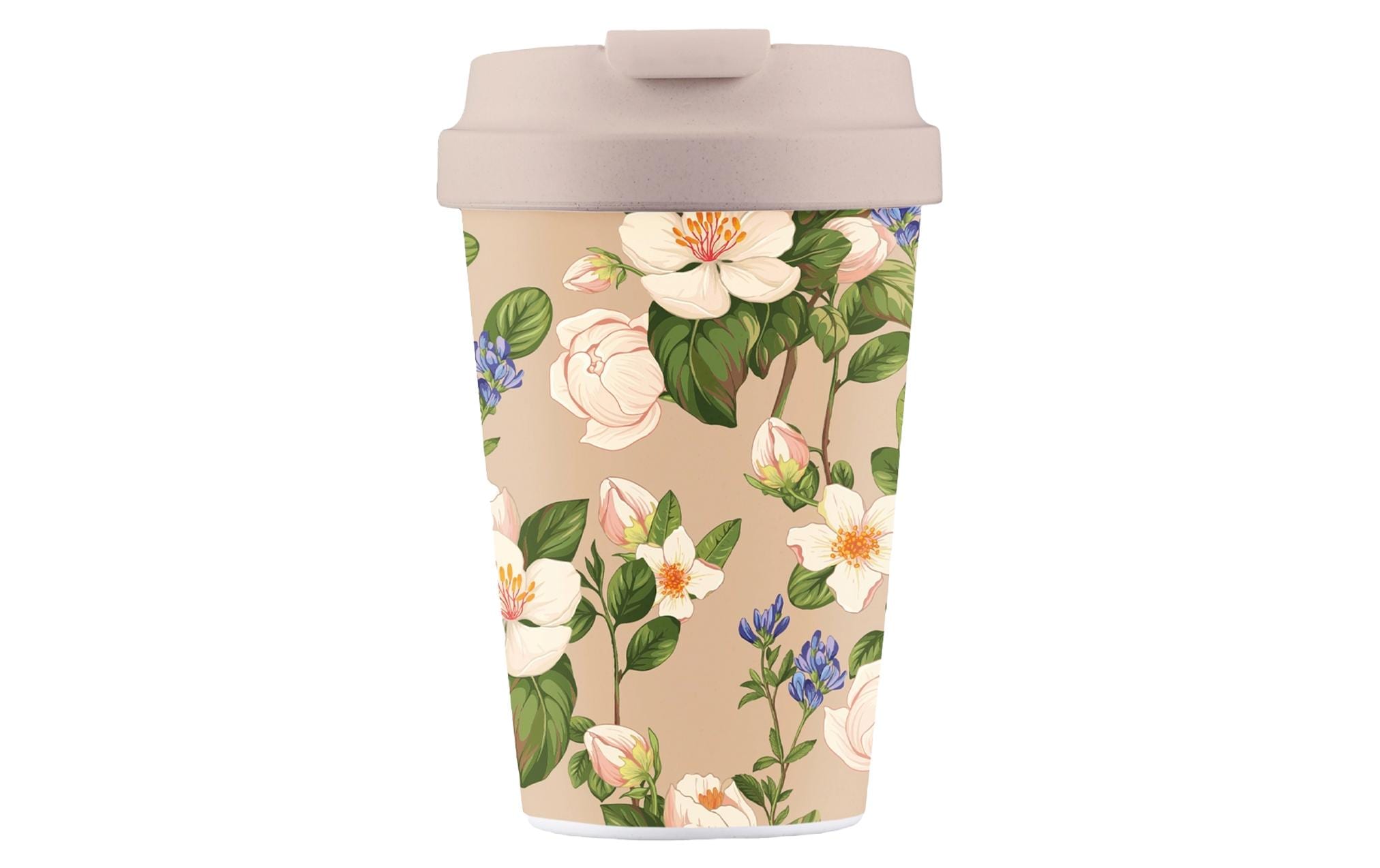 bioloco Kaffeebe. Easy Cup-Afternoon table 350ml, wiederverschliessbarer Deckel