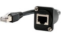 EXSYS EX-49159, D-Typ Adapter RJ45, CAT.5e Buchse zu Stecker, 20 cm