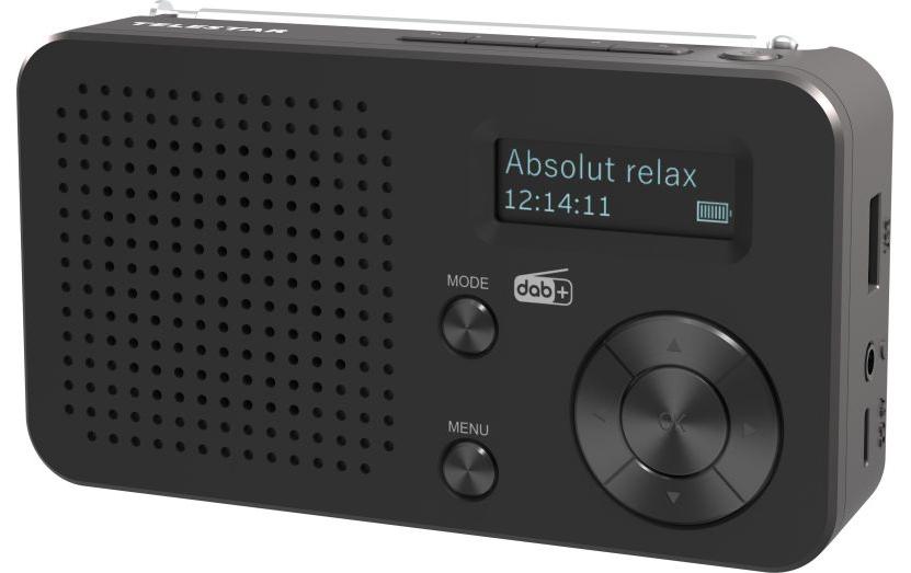 Telestar DAB+ Radio TOP 100 DAB+/UKW, BT 5.4, USB, Akku