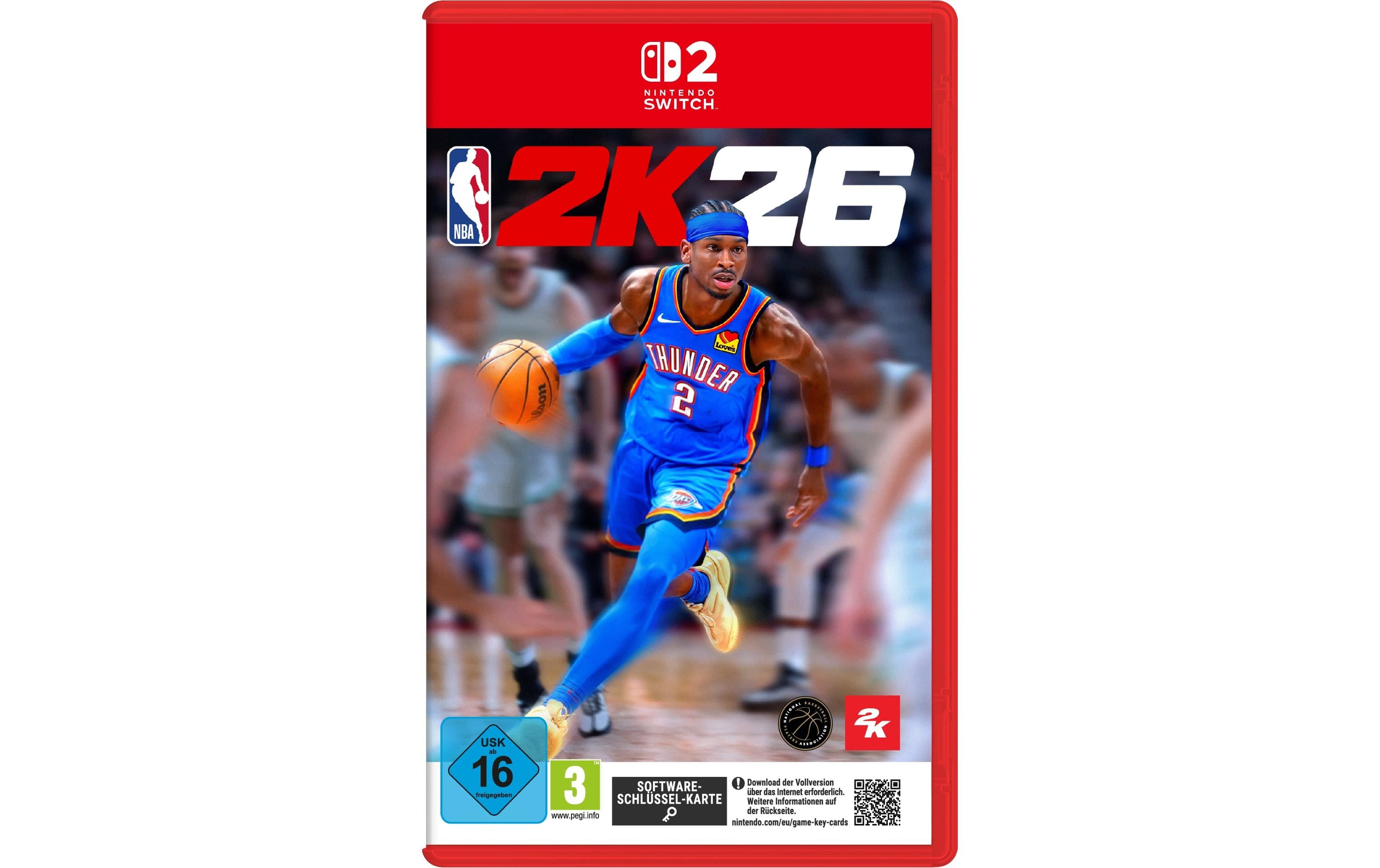 NBA 2K26, Switch 2 Alter: 3+ (Game Key Card)