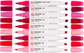 Talens Pantone Marker Set cool red 9 Stück