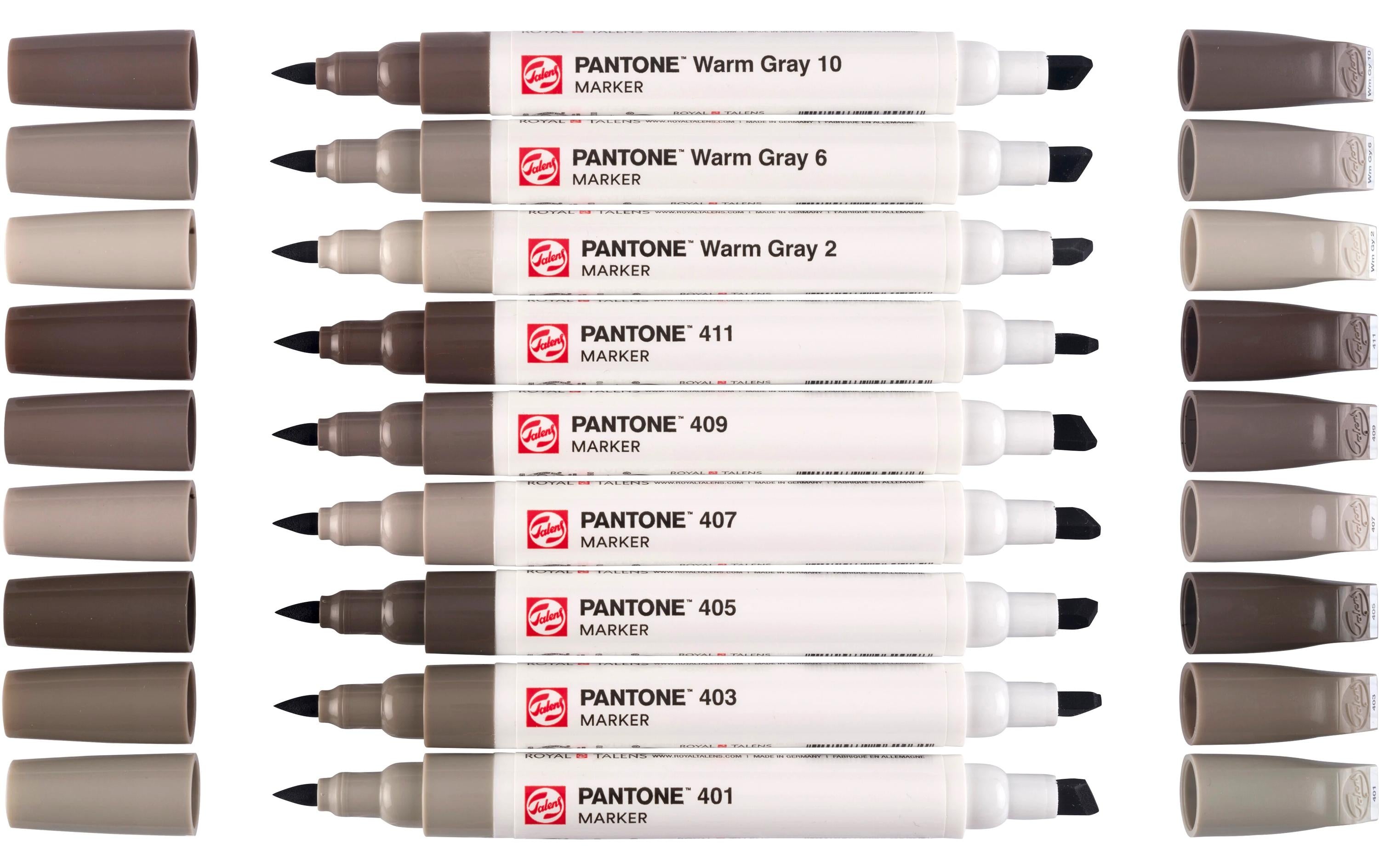 Talens Pantone Marker Set warm grey 9 Stück