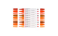 Talens Pantone Marker Set warm red 9 Stück