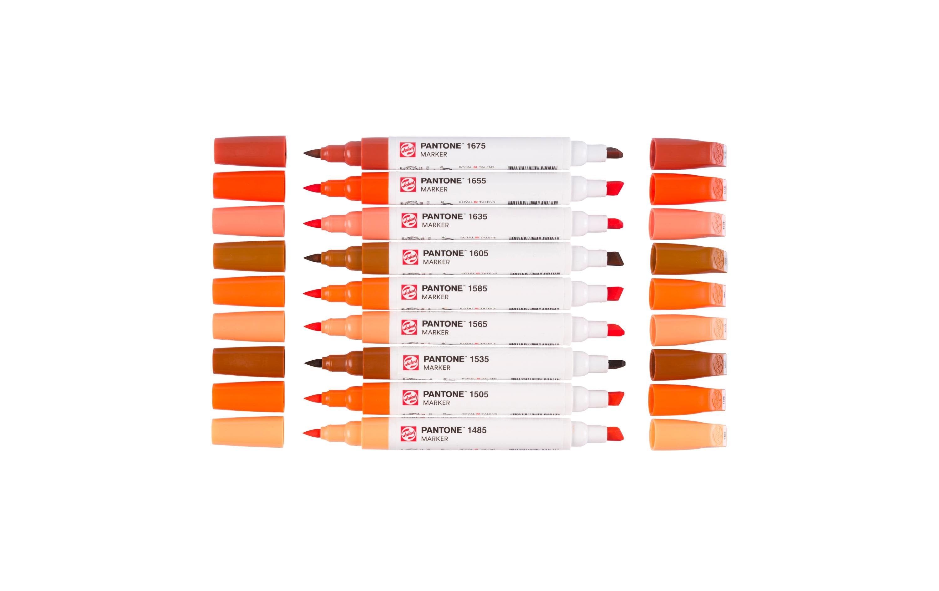 Talens Pantone Marker Set warm red 9 Stück