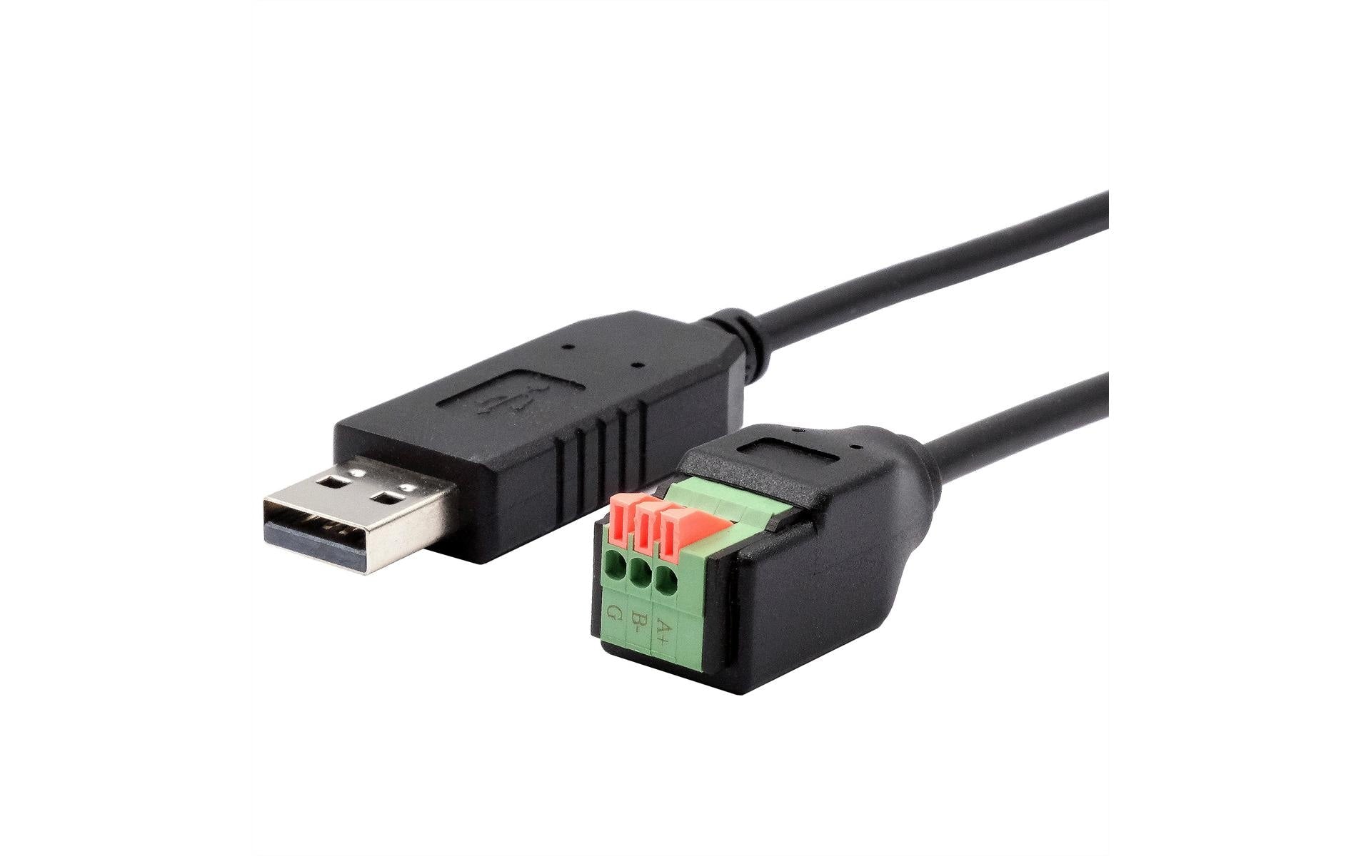 EXSYS EX-13009, USB zu 1xSeriell RS485, 1m USB zu 1S Seriell RS-485 Terminal Block