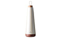 bioloco Thermoflasche loop grande - Pearl 1000ml, Edelstahl, Holzdeckel