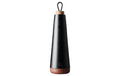 bioloco Thermofla. loop grande-Matt black 1000ml, Edelstahl, Holzdeckel