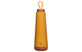 bioloco Thermoflasche Loop-Mustard 500ml , Edelstahl, Holzdeckel