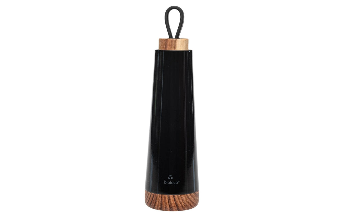 BioLoco Thermosflasche Loop 500 ml, Schwarz