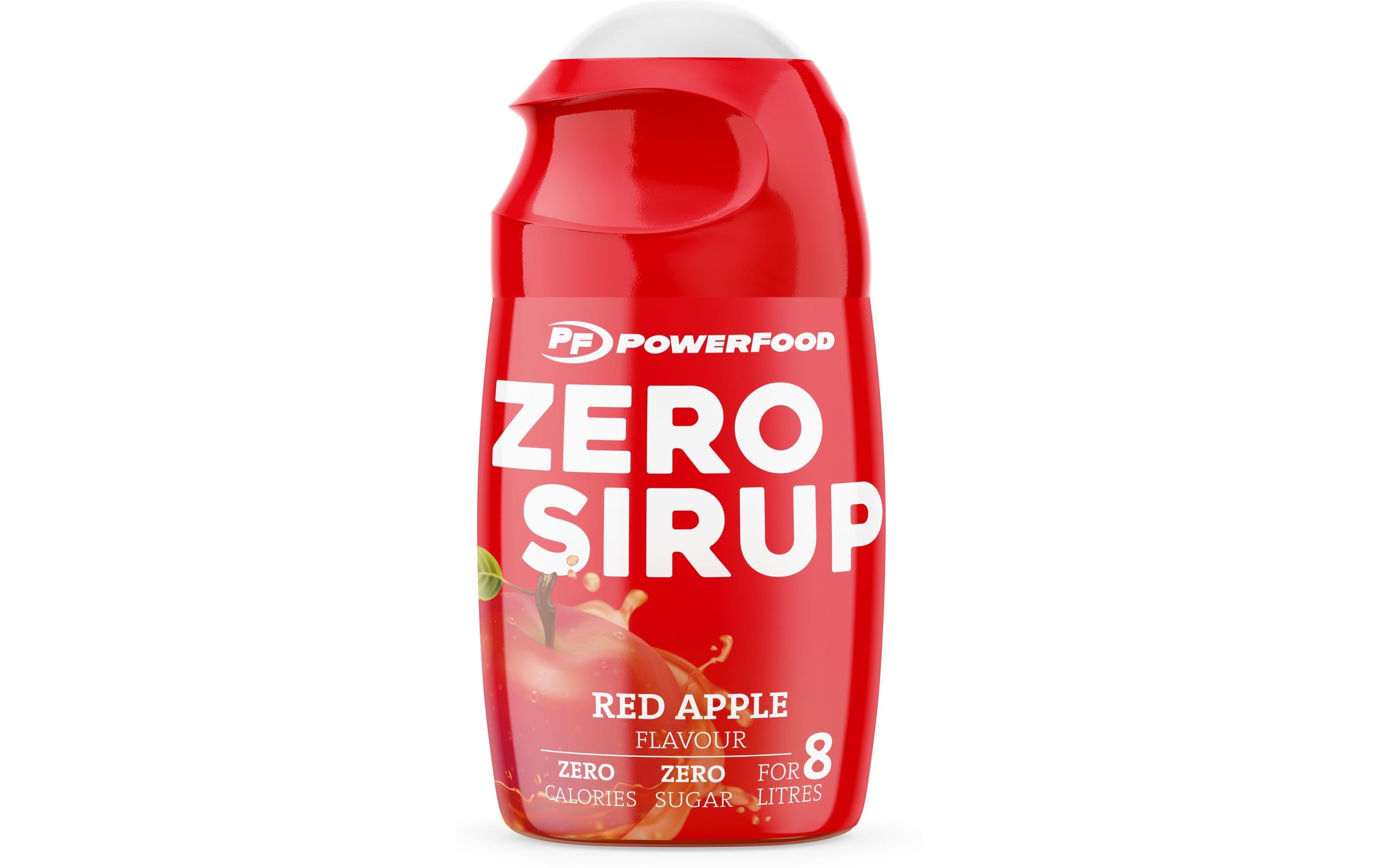 PowerFood Zero Sirup Red Apple, 65ml Flasche