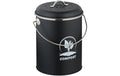 relaxdays Komposteimer mit Geruchsfilter 5.5 Liter, Schwarz