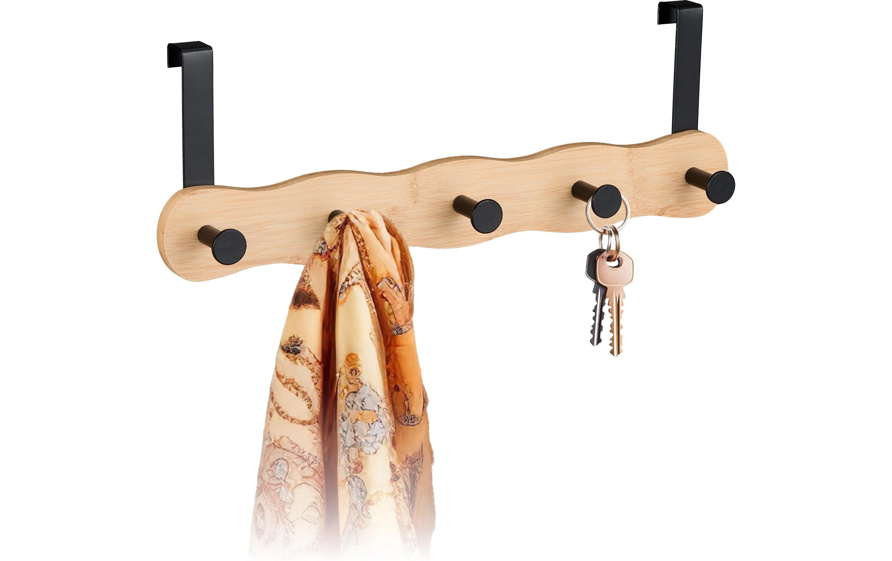 relaxdays Türgarderobe Mit 5 Haken