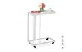 relaxdays Beistelltisch MDF, Weiss