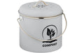 relaxdays Komposteimer 3.5 Liter, Grau