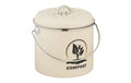 relaxdays Komposteimer 3.5 Liter, Beige