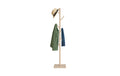 relaxdays Garderobenständer Bambus Beige
