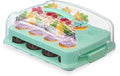 relaxdays Muffin Transport Box Mint