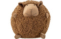 Bloomingville Plüschtier Schaf Rubert Braun, 31x28 cm (DxH), Polyester