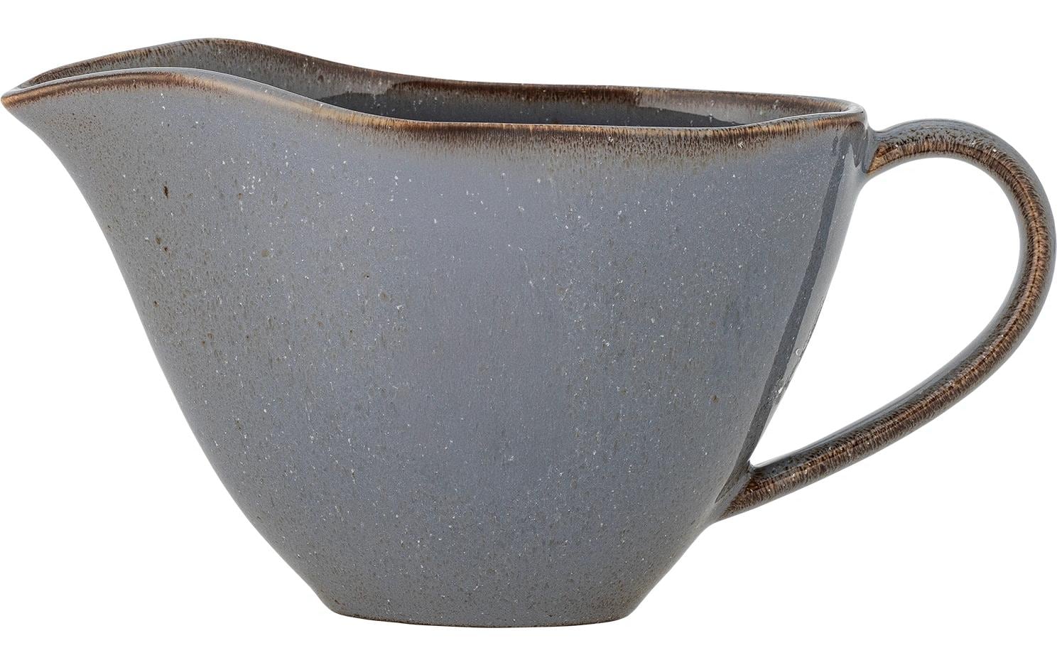 Bloomingville Sauciere Sandrine, Grau 20x10.5x8 cm (BxHxT), Steingut