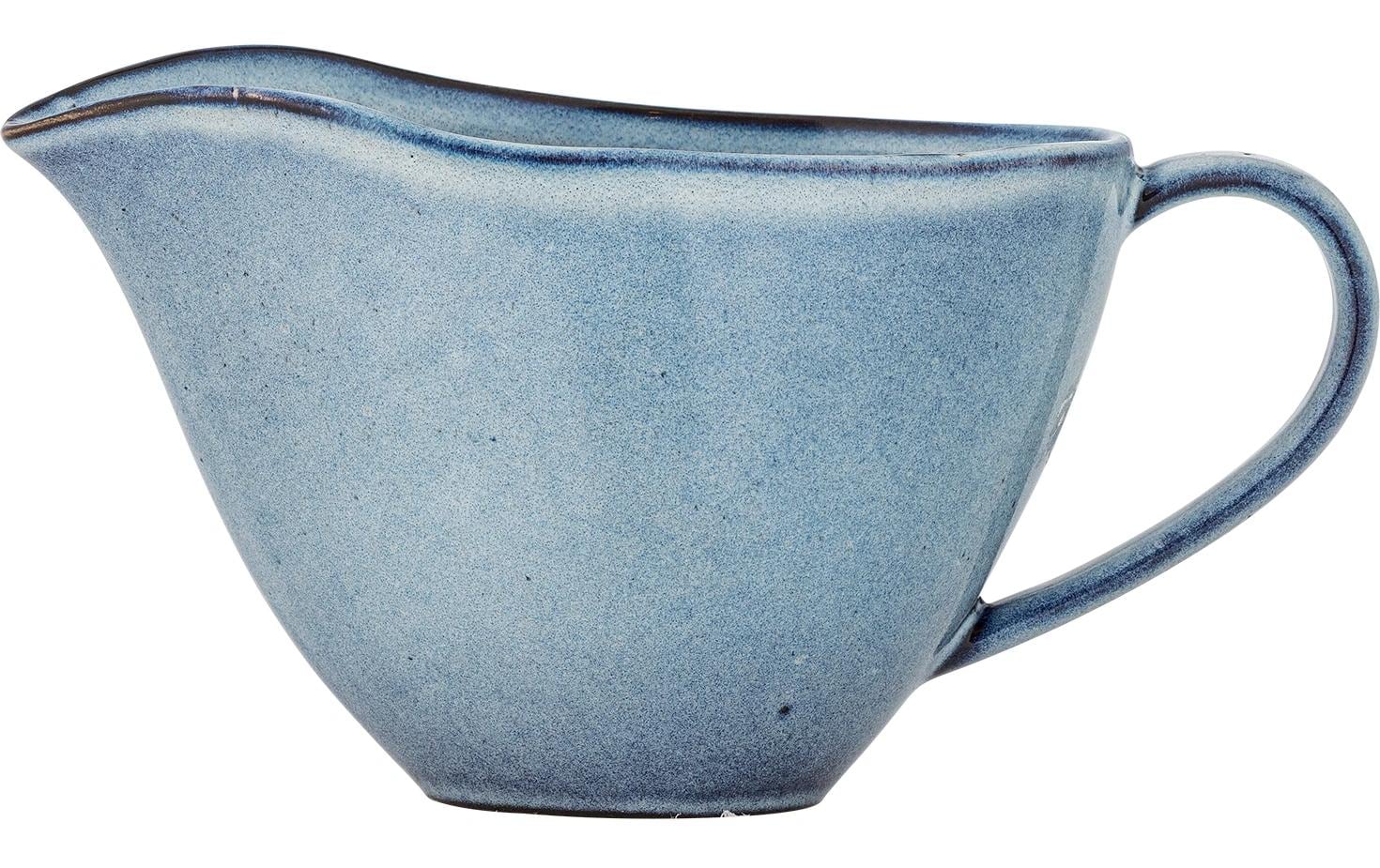 Bloomingville Sauciere Sandrine, Blau 20x10.5x8 cm (BxHxT), Steingut