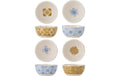 Bloomingville Schalen Milton, 4er Set 10.5x5 cm, Steingut