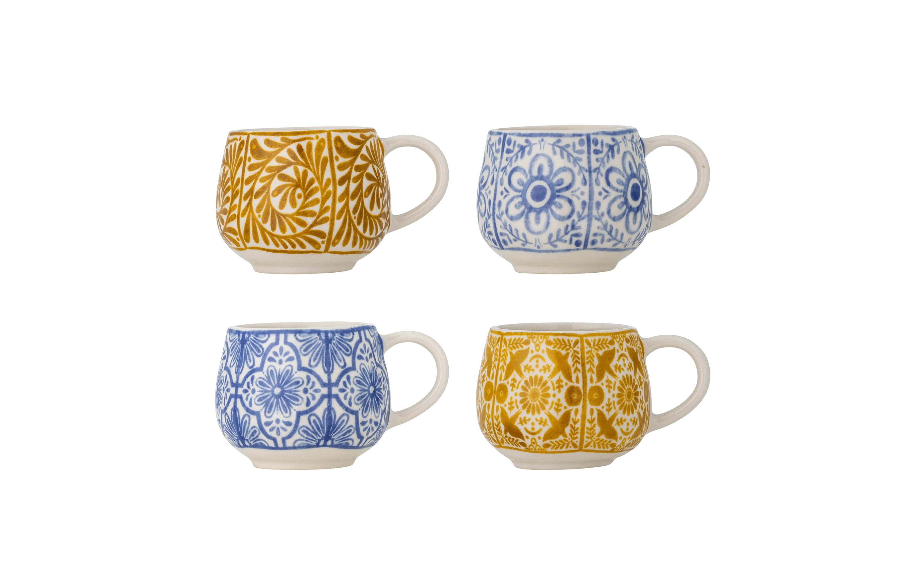 Bloomingville Espressotasse Milton, 4 Stück 7x5.5 cm (DxH), Steingut