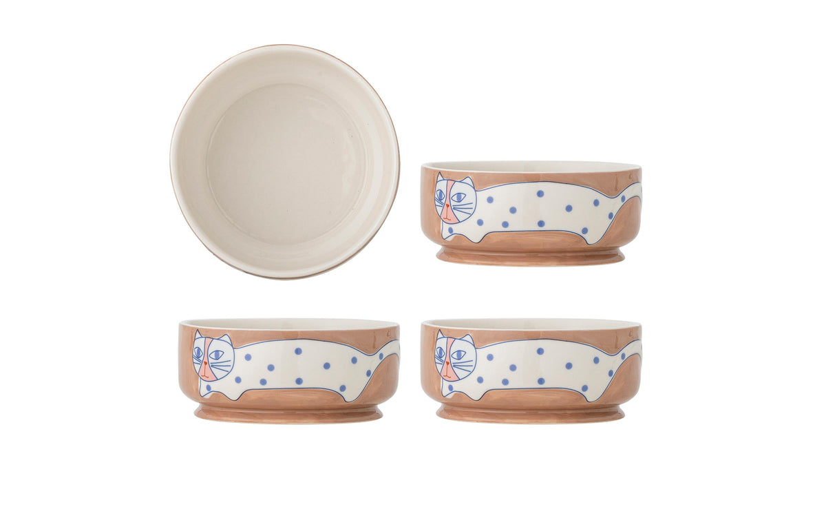 Bloomingville Schalen Missy, 4er Set 14.5x6 cm (DxH), Steingut
