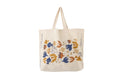 Bloomingville Einkaufstasche gemustert 17x40x16 cm (BxHxT), 100% Baumwolle